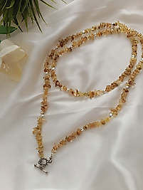 Strin Taşı Kolye 90 cm