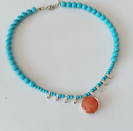 Turkuaz Taşı Kolye