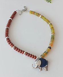 Fil Formlu uç detaylı Kadın Kolye